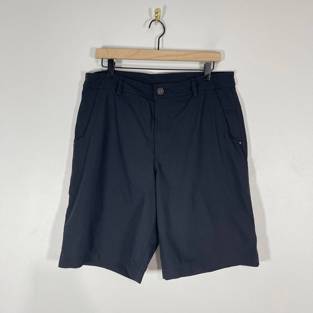Lululemon Kahuna Shorts Mens 36 Black Golf Chino Flat Front Performance